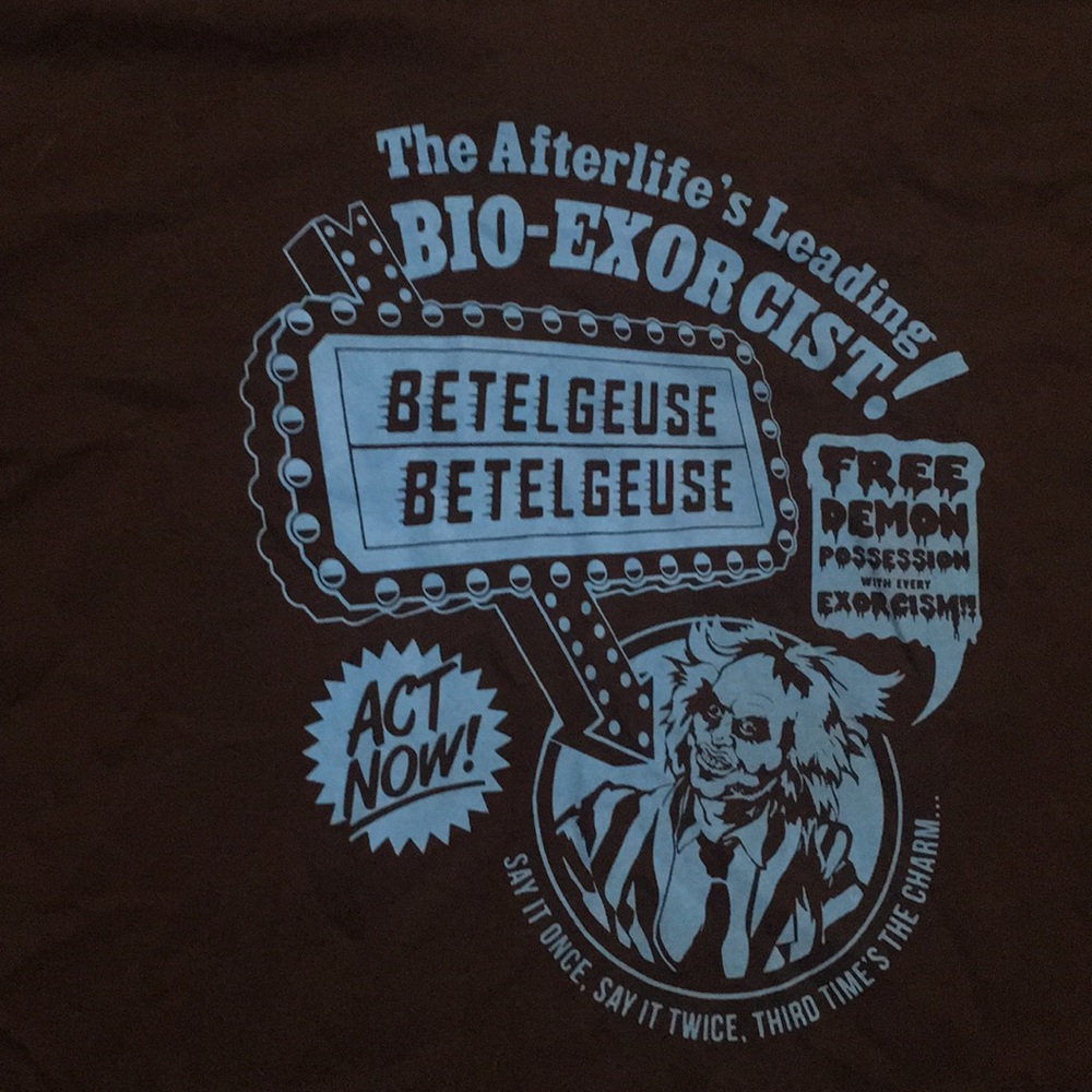 Beetlejuice! Beetlejuice! Beetlejuice! XXL Tee